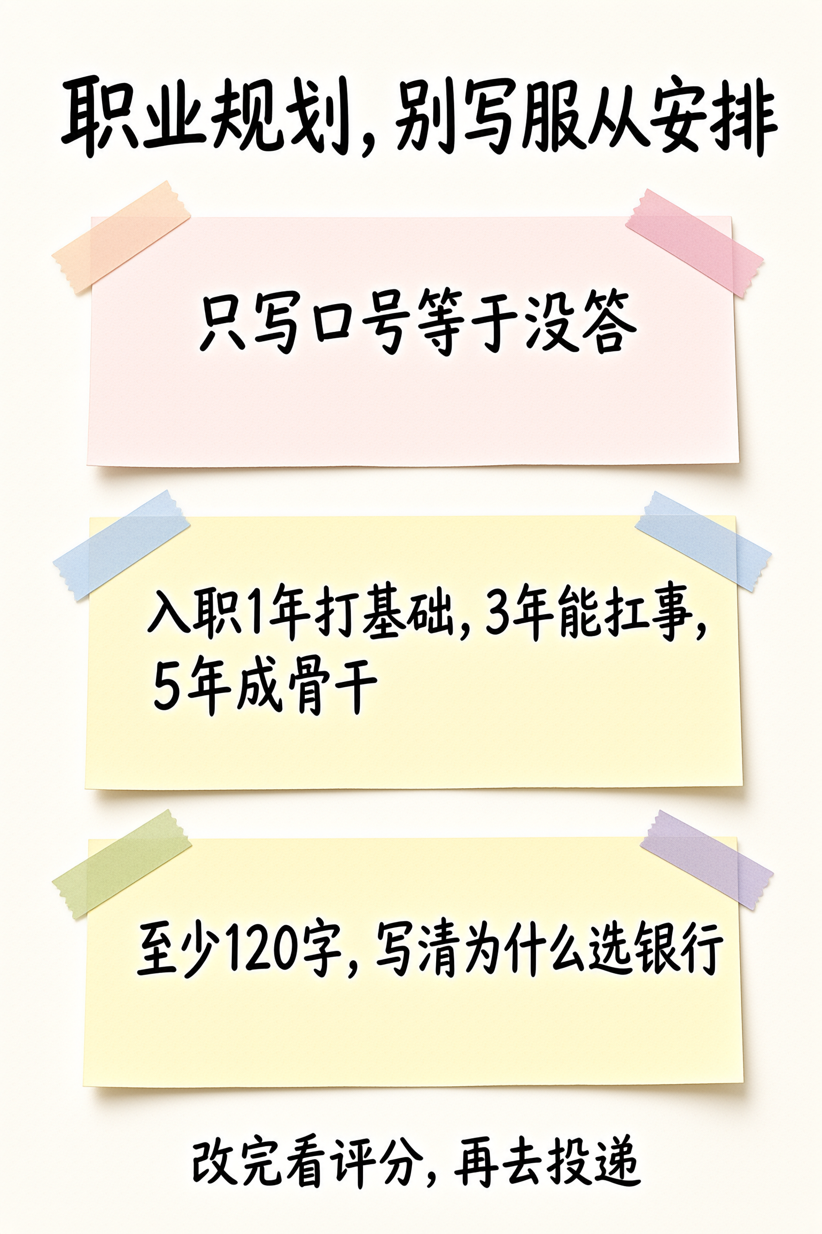 职业规划栏写法手账清单信息图