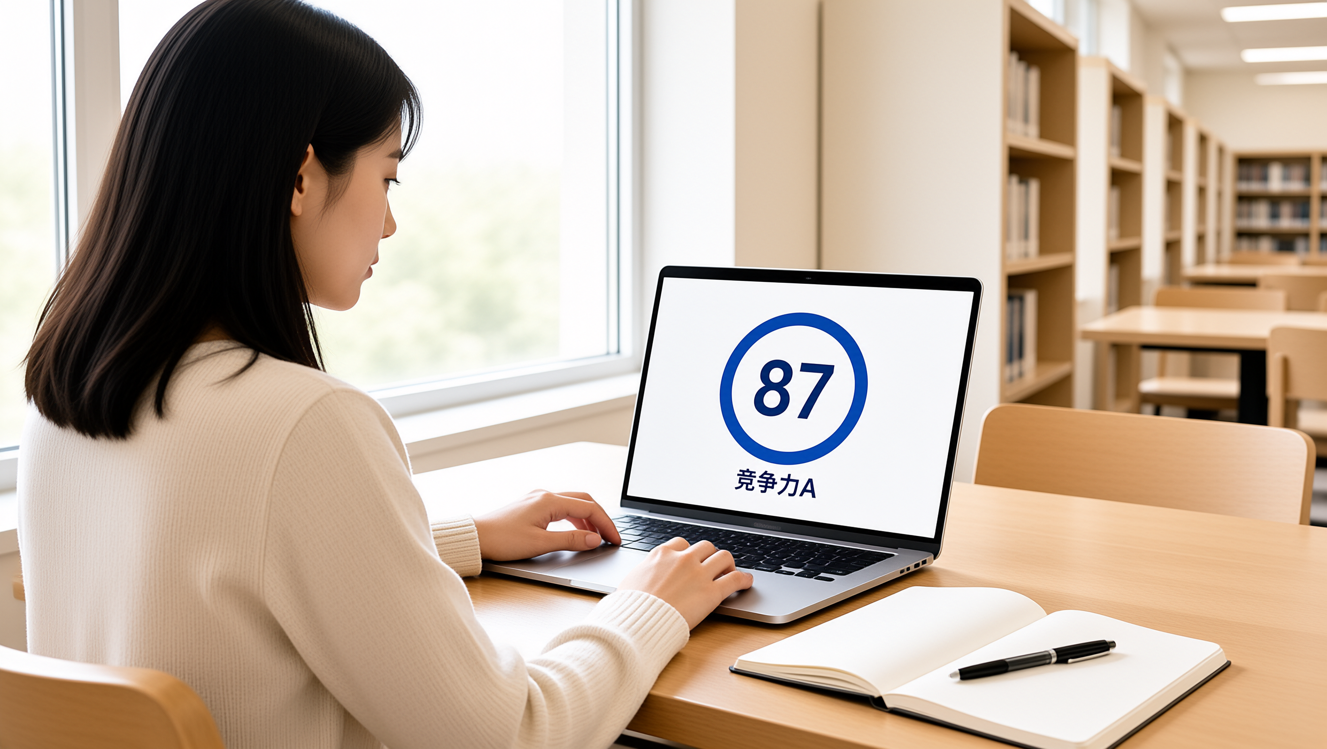 核对网申材料看实时评分